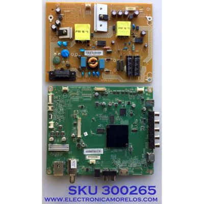 KIT DE TARJETAS PARA TV VIZIO / NUMERO DE PARTE 756TXHCB02K007 / XHCB02K007 / 715G8320-M01-B00-004T / FUENTE ADTVG1208AC7 / 715G8856-P01-000-0H2S / VG1208AC7 / PANEL TPT390J1-HVN04.U S002A / MODELO D39F-E1